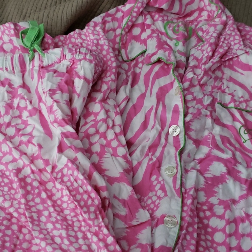 Victoria secret flannel pj set